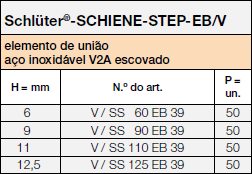 Schlüter®-SCHIENE-STEP-EB/V