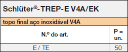 Schlüter-TREP-E V4A/EK