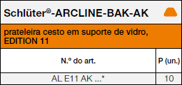 Schlüter®-ARCLINE-BAK-AK