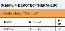 Schlüter®-BEKOTEC-THERM-EBC