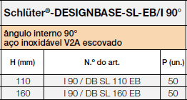 Schlüter®-DESIGNBASE-SL-EB/I 90°