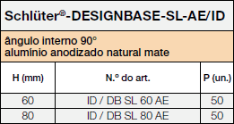 Schlüter®-DESIGNBASE-SL/ID