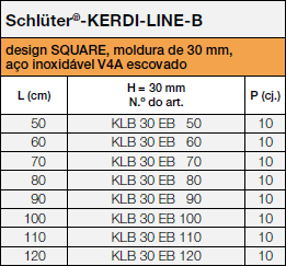 KERDI-LINE-B-SQUARE-EB-30