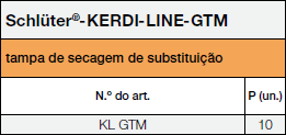 Schlüter®-KERDI-LINE-GTM