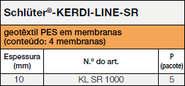 Schlüter®-KERDI-LINE-SR 1000
