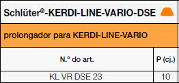 Schlüter®-KERDI-LINE-VARIO-DSE 23