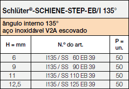 Schlüter®-SCHIENE-STEP-EB/I 135°